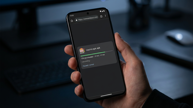 Main screen of A55 Game apk page for PK players